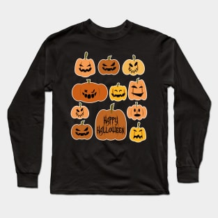 Happy Halloween Party Costume Gift for a Halloween Lover Long Sleeve T-Shirt